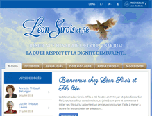 Tablet Screenshot of leonsirois.com
